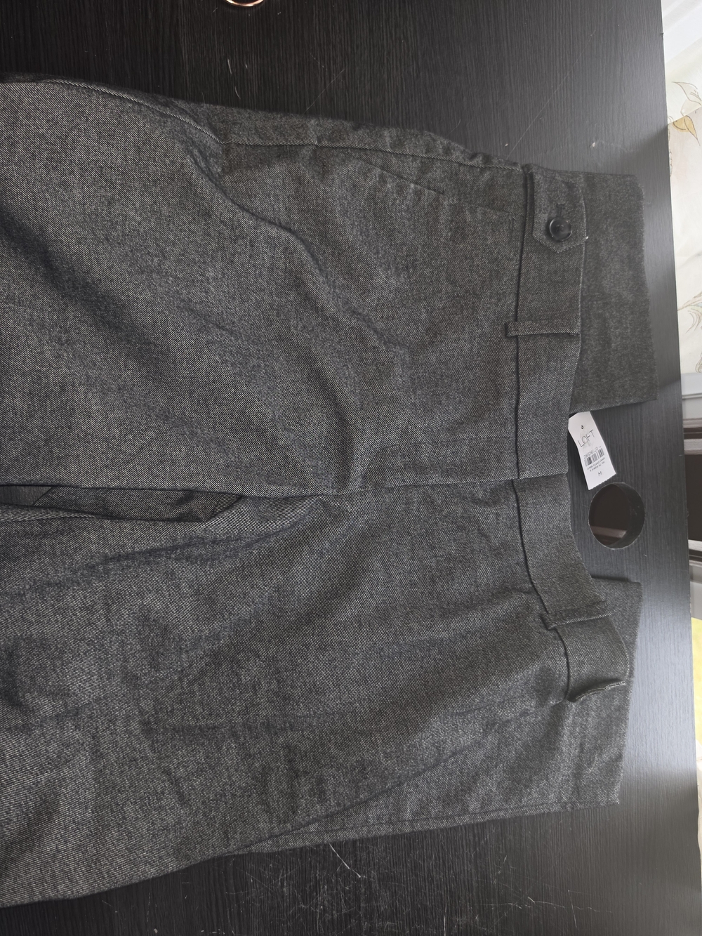 LOFT Charcoal Gray Dress Pants